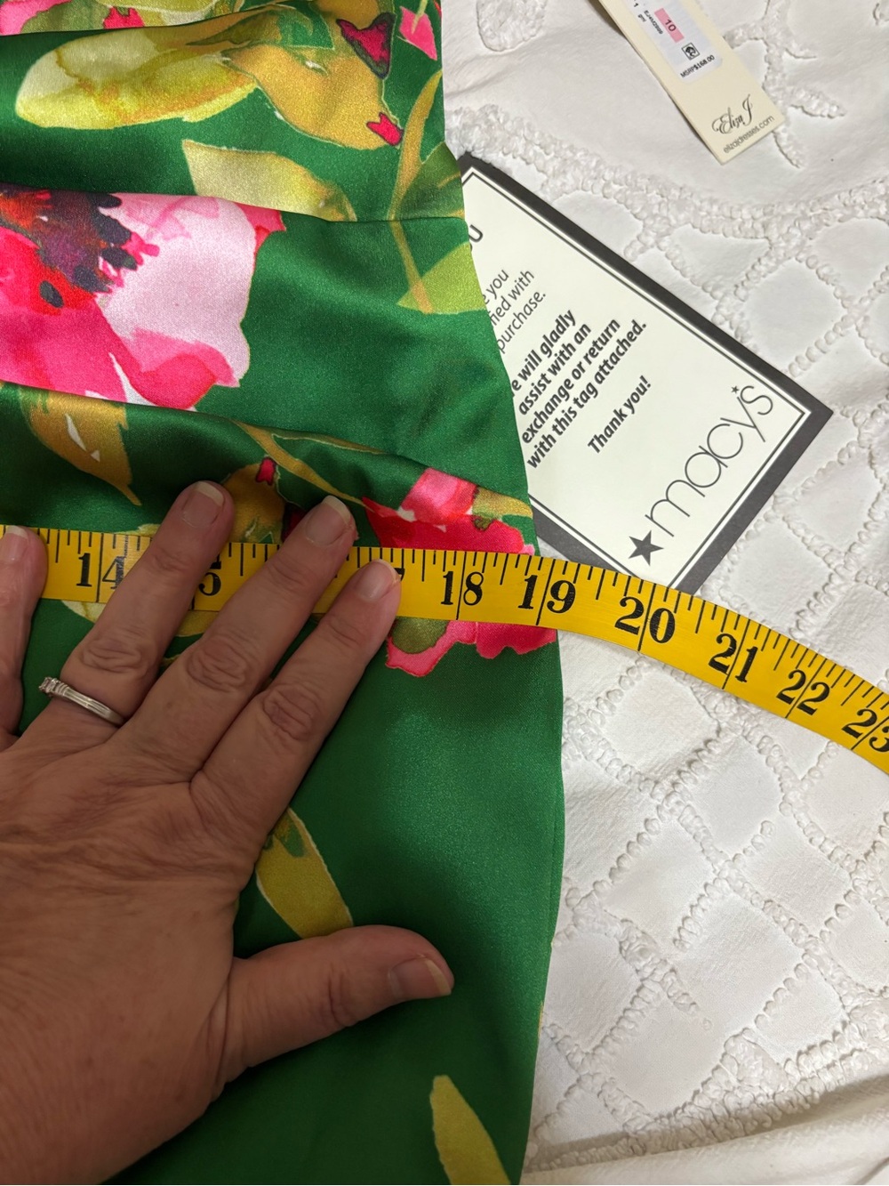 Eliza J Green Floral Halter Sheath Dress - Picture 11 of 12